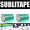 20 rolls Heat resistant Tapes sublimation Press Transfer Thermal GREEN 6mm*30m SUBLITAPE